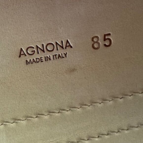Agnona Double Prong Buckle Corset Belt In Caramel main image 5